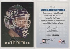 2009-10 ITG Between the Pipes Men II Gold ITG Vault Emerald Tim Thomas #MM-33