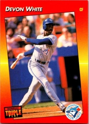 1992 Donruss Triple Play - Devon White #240 - Image 1 of 2
