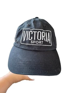 Victoria's Secret Sport Hat Black/White Embroidered Logo - Picture 1 of 4