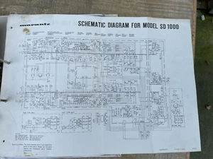 MARANTZ SD1000, PLANO MARANTZ, MARANTZ SD, MARANTZ SD-1000, RARO - Imagen 1 de 1