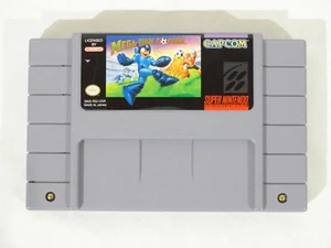 Mega Man Soccer Super Nintendo SNES Cartridge Only Tested Working MegaMan - Picture 1 of 6