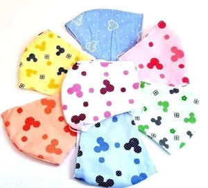 BOGO Maschera copri viso lavabile artificiale Minnie orecchie di topolino adulto adolescente - Foto 1 di 12