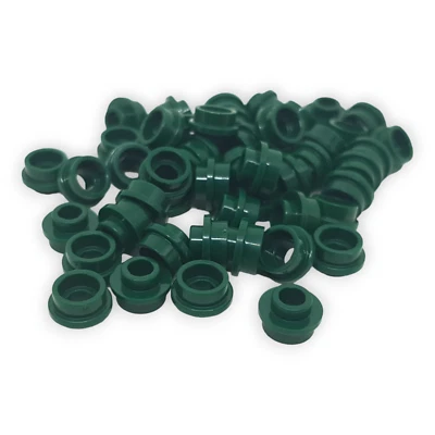 LEGO Platte rund mit Loch Noppe Offen 50x dunkelgrün Dark green 85861 NEUWARE - Bild 1 von 4