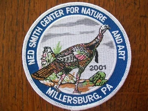 PARCHE GOBBLER TURQUÍA 2001 4" NED SMITH CENTRO SERIE FIRMA - Imagen 1 de 2