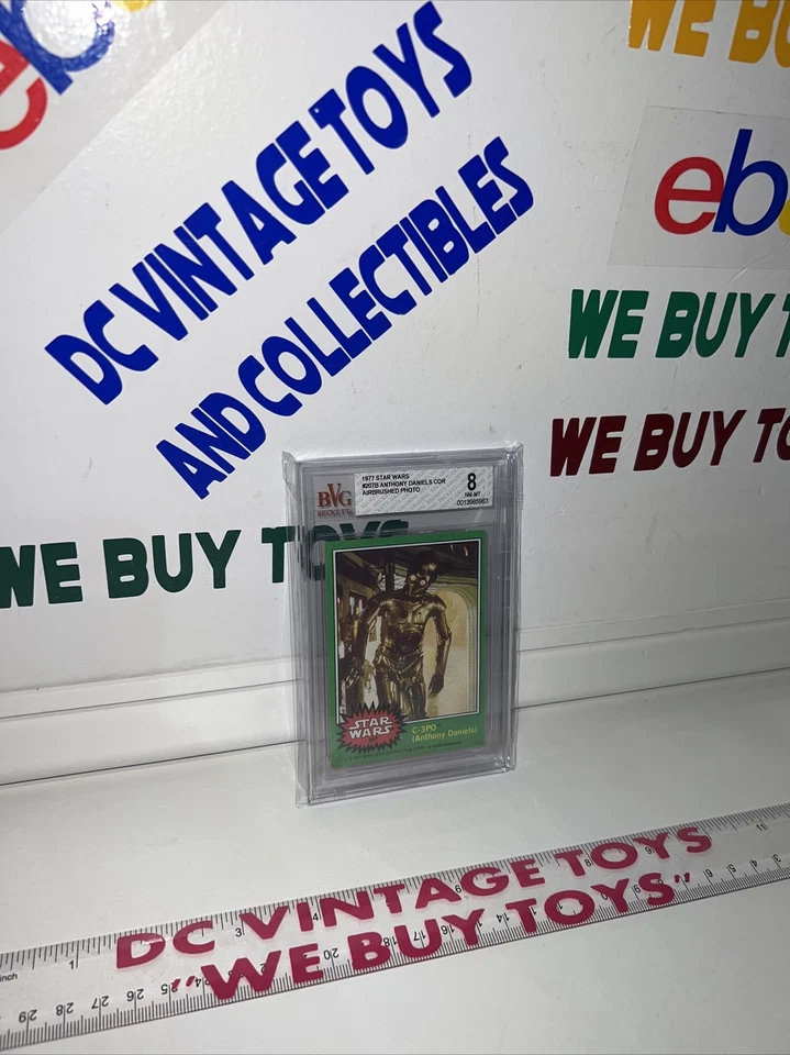 1977 Topps Star Wars C-3PO #207 Anthony Daniels Airbrushed  Card Beckett 8 🔥 - Image 1 of 4
