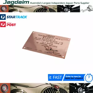 New Jaguar XK120 132 MPH Dashboard Plaque ID0023 - Picture 1 of 1