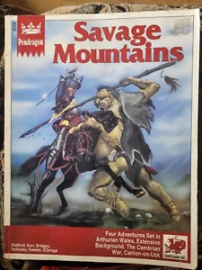 Savage Mountains Pendragon chaosium arthurian arthur RPG libro de rol - Imagen 1 de 7