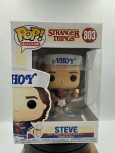 Funko Pop! Vinilo Stranger Things Steve #803 Daño a la caja Esquina delantera izquierda - Imagen 1 de 7