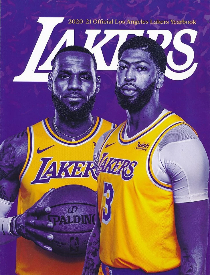 2020-2021 Los Angeles Lakers Yearbook - Shipped in a Box - Image 1 of 1
