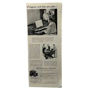 Hammond Orgel Vintage Print Ad 50s Church Model Chicago IL - Bild 1 von 5