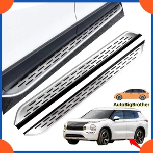 Fit For Mitsubishi Outlander 2022-2024 Running Boards Side Steps Pedals Nerf Bar - Picture 1 of 5