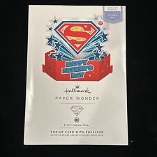 Hallmark Paper Wonder Pop Up Father's Day Plays Superman Theme LIGHT & MUSIC