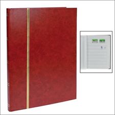 SAFE ALBUMS | STAMP-BOOK - STOCKBOOK | WHITE PAGES | 20 STRIPS PER PAGE