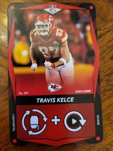 Tarjeta 2024 UNO ELITE CORE EDITION ROJA Travis Kelce Chiefs #91 - Imagen 1 de 2