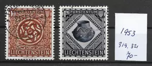 LIECHTENSTEIN @ 1953 Michel 319,321 Usato € 70,00 Bel Prezzo @ Lie.234 - Foto 1 di 1