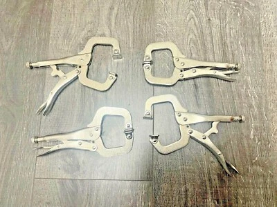 Bulk Heavy Duty Steel 6" 150mm C-Clamps Mig Welding Locking Plier Vice Grip - image 1 of 4