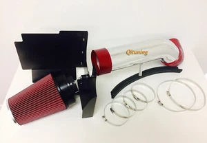 Red Heat Shield Cold Air Intake Filter For 1999-2006 GMC Sierra 4.8L 5.3L 6.0L - Picture 1 of 1