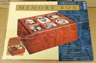 IDC глянцевый бурлвуд лак 4 x 6 фотография фотография коробка памяти новый в коробке - Изображение 1 из 4