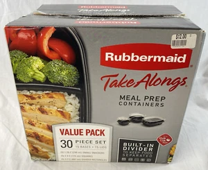 Rubbermaid Take Alongs Vorteilspack Mahlzeit Vorbereitung Behälter 30 Stück Set BPA frei - Bild 1 von 5