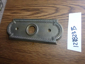 Vintage Antique Cast Brass Victorian Door Bell Housing Cover Plate 121823 B - Picture 1 of 4