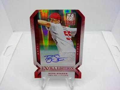 2013 Panini Elite Extra Edition Ryne Stanek Auto Aspirations Die Cut /100 #9 - Image 1 of 2
