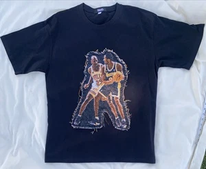 Rare Kobe & Jordan Tapestry Shirt by Gallery Threads Size Large - Picture 1 of 7