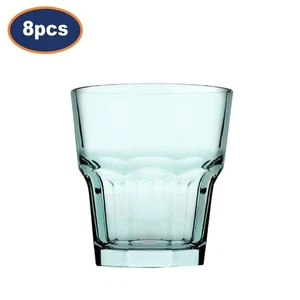 Bicchiere in vetro set 8 bicchieri Haze riciclati succo cocktail acqua bevande 350 ml - Foto 1 di 2
