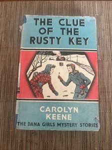 Vtg. The Clue Of The Rusty Key, By Carolyn Keene, 1942, HC With Dust Jacket - Bild 1 von 8