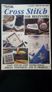 Cross Stitch For Beginners Leisure Arts Leaflet #2072 - Picture 1 of 1