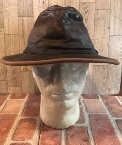 Herschel Outback style Brown Large Hat Made in USA Boonie - Picture 1 of 6