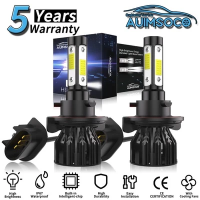 For Ford Transit Connect 2010-2013 2x LED Headlight KIT High Low Beam Bulbs 60W - Image 1 of 4