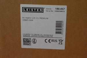 Leister 140.457 Lufterhitzer LHS 21L Premium 230V/3,3KW sofort lieferbar NEU - Bild 1 von 5