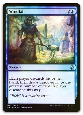 Windfall #77 (Foil) (NM) Iconic Masters IMA Magic MTG - Image 1 of 2