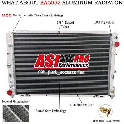 Radiador de 3 filas para Ford Escape 2001-2008 Mazda Tribute Mercury Mariner 3,0 L V6 Foto 1 de 4