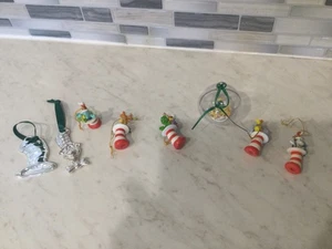 DR SUESS CAT IN THE HAT CHRISTMAS ORNAMENTS - Picture 1 of 8