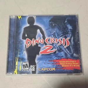 Dino Crisis 2 CAPCOM Windows 95/98 PC CD-ROM Game Complete - Afbeelding 1 van 5