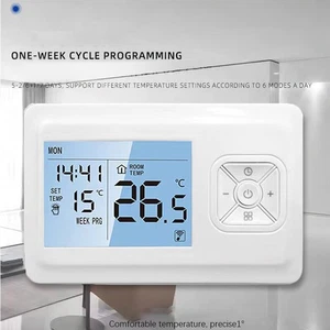 WiFi RF Smart Thermostat Gas Boiler Room Heating Temperature Controller APP - Picture 1 of 10