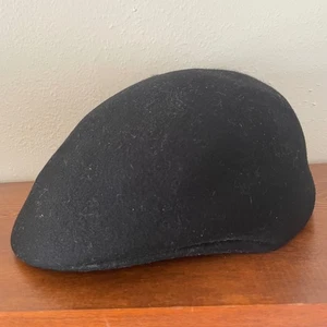 Schwarze Wollmütze XL Peaky Blinders Herren Darby Gatsby Scally Cap Target - Bild 1 von 7