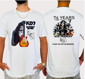 Ace Frehley Legendary 1951-2025 Memories Signature TShirt - Bild 1 von 1