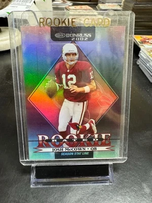 2002 Donruss Rated Rookie Season Stat Line Josh McCown /64 #206 (RC) - Image 1 of 2