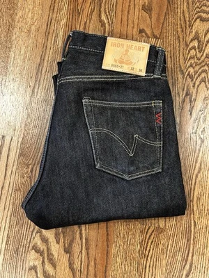 Iron Heart IH-888S-21 Selvedge Denim Jeans 32x32 - Image 1 of 4