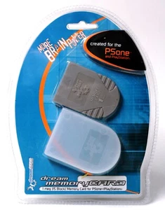 Dream Gear Gray Memory Card for PSone and Playstation - Picture 1 of 2