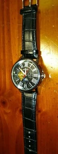Sewor Open Heart Automatic AMPM 24-hour Men's Watch Working Great - Picture 1 of 8