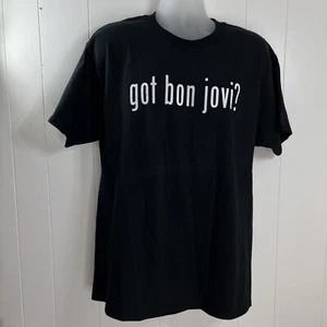 Got Bon Jovi ? T-Shirt Tee Shirt Hanes Beefy Size Large Jon Bon Jovi - Picture 1 of 9