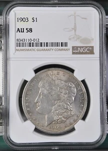 1903 Morgan Dollar NGC Certified AU58 - Picture 1 of 2