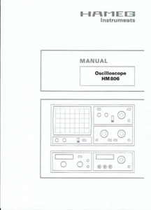 HAMEG Bedienungsanleitung user manual für HM 806 Copy - Picture 1 of 1