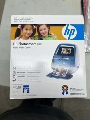 HP HEWLETT PACKARD PHOTOSMART A826 HOME PHOTO CENTER Printer NIB - Image 1 of 4