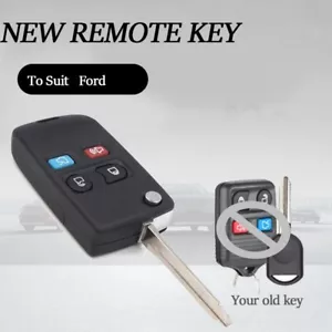 Upgraded Flip Key Remote Fob for Ford Escape 2008 2009 2010 2011 2012 2013 2014 - Picture 1 of 8