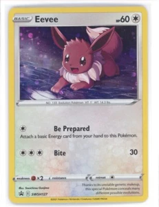 Eevee 🌀 Mini-Swirl🌀 ✨Cosmos Holo ✨ Star Promo 🐾 Pokemon SWSH127 NM 0321#291 - Picture 1 of 8