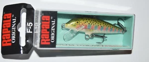 rapala f-5 rt minnow f5 original floating lure 2" 1/16oz rainbow trout - Picture 1 of 3